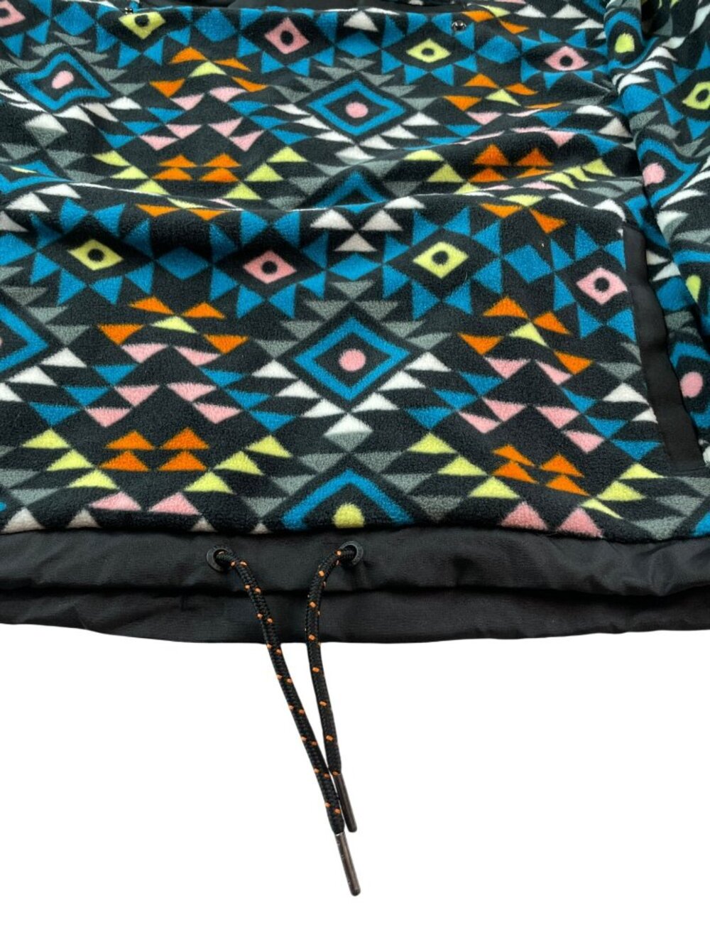 Ellesse Freya 1/2 Zip Track Top Multicolor Geometric Fleece Jacket Women's UK 8 - Picture 5 of 9